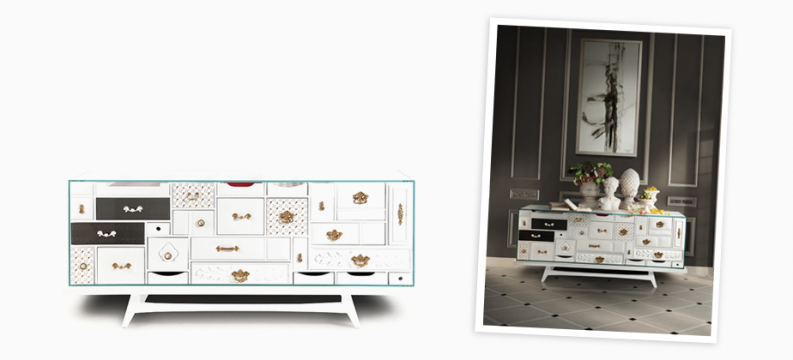mondrian-white-sideboard-limited-edition-by-boca-do-lobo - Furniture pieces with a "wow" factor
