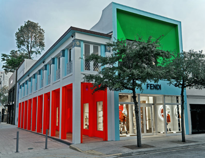Retail Design Luxury Brand Fendi Spoils Its VIP Clients in Miami