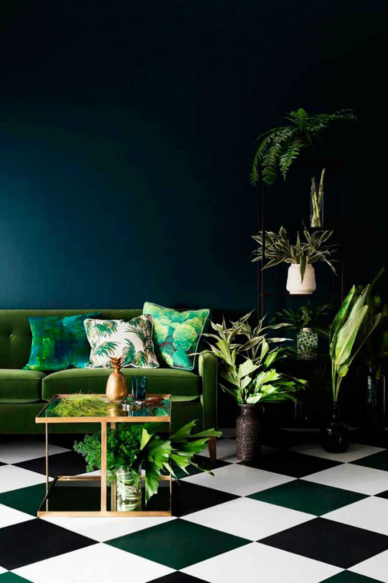 50 Amazing Modern Interior Design Ideas With Greenery Pantone Color of 2017