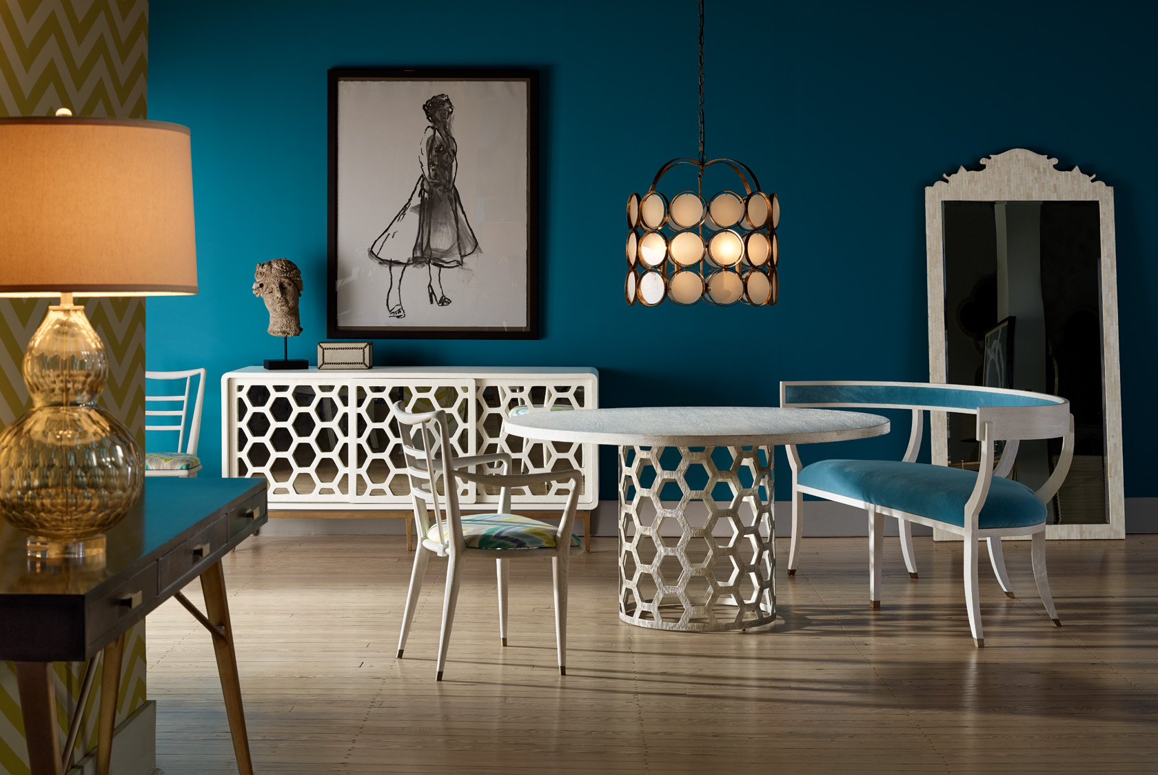 Dining Room and Living Room Ideas To Steal From High Point Market 2017