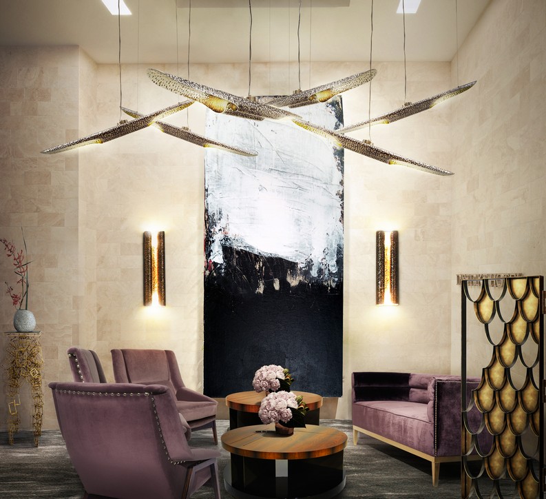 8 Modern Lights for the Chic Living Room Interior Design