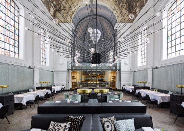 10 Incredible Restaurant Interior Design Projects Around The World #interiordesign #restaurantdesign #designinspiration  10 Incredible Restaurant Interior Design Projects Around The World The Jane Restaurant In A Renovated Church Antwerp Belgium