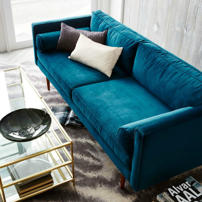 10 Sexy Velvet Modern Sofas Setting Trends for 2017