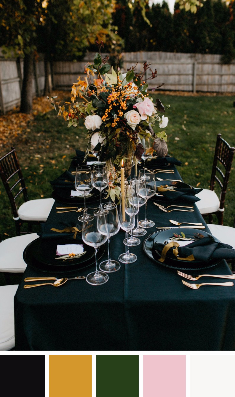 7 Gorgeous fall wedding colors for your dining room interior design