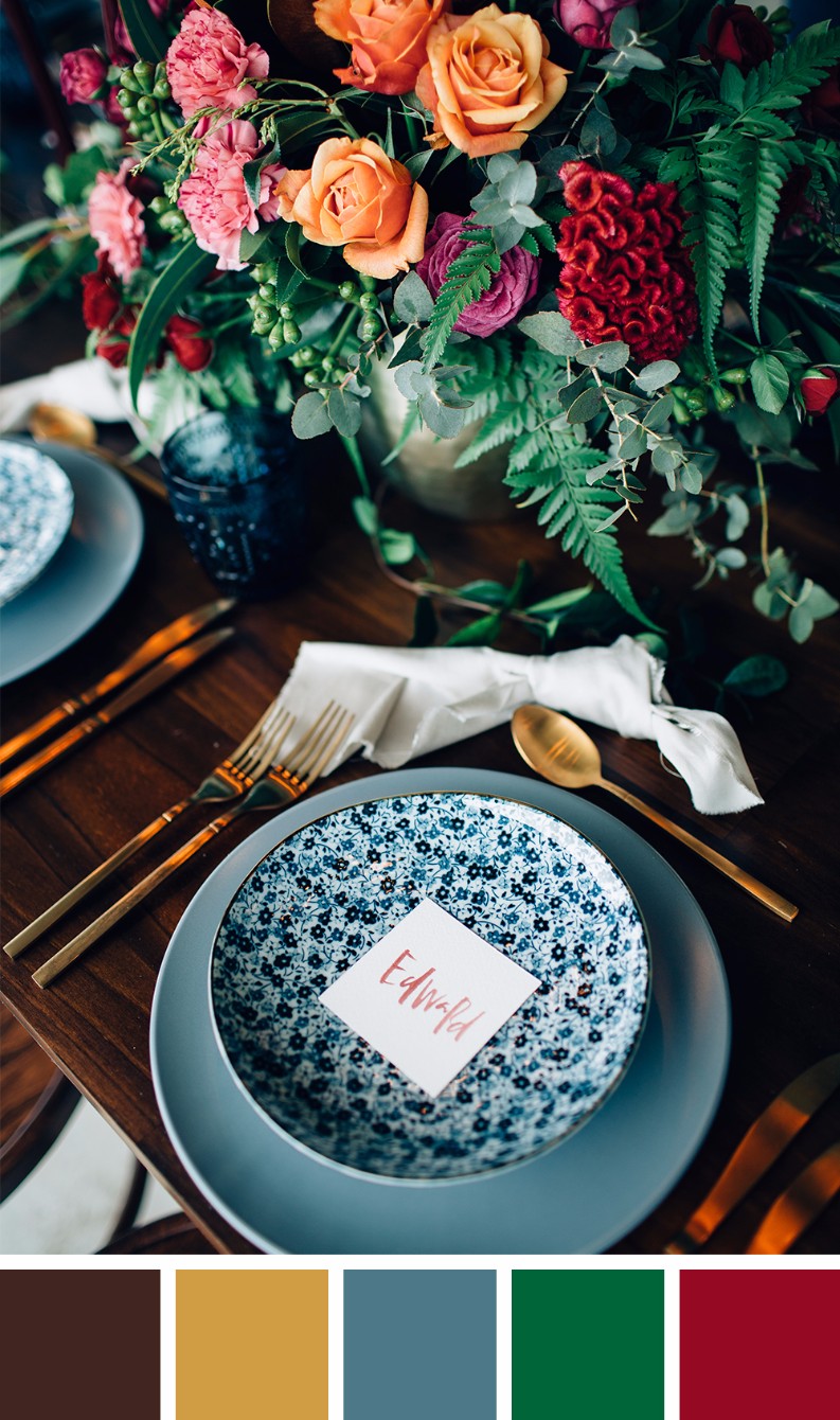 7 Gorgeous fall wedding colors for your dining room interior design