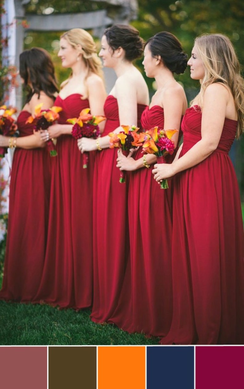 7 Gorgeous fall wedding colors for your dining room interior design