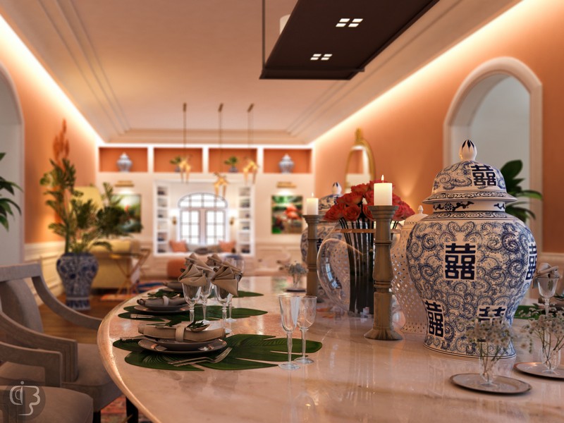 The Eclectic Interior Design Project by Boshrainteriors Studio | Featuring BRABBU