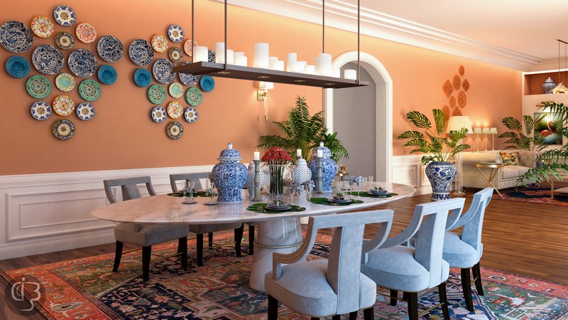 The Eclectic Interior Design Project by Boshrainteriors Studio | Featuring BRABBU