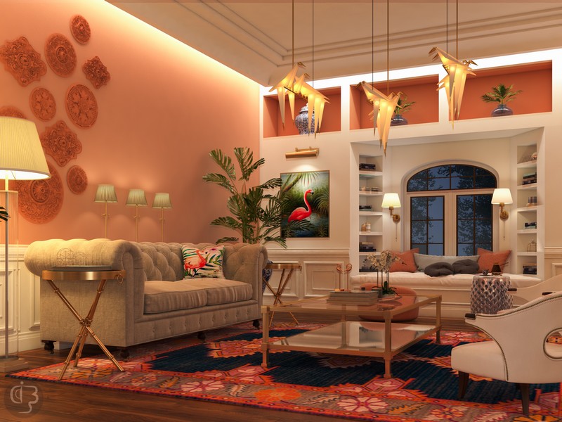 The Eclectic Interior Design Project by Boshrainteriors Studio | Featuring BRABBU