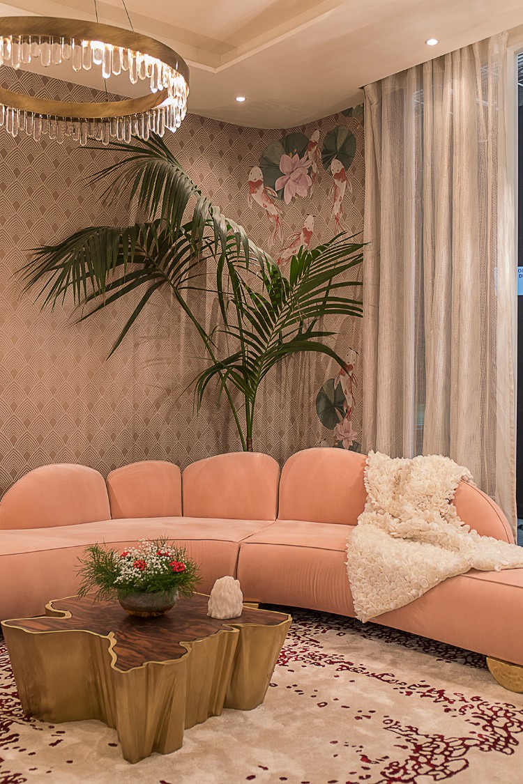 Fitzroy Sofa: BRABBU New Product Setting Trend at Maison et Objet