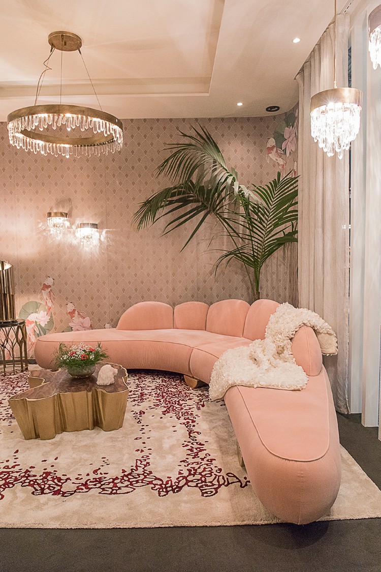 Fitzroy Sofa: BRABBU New Product Setting Trend at Maison et Objet