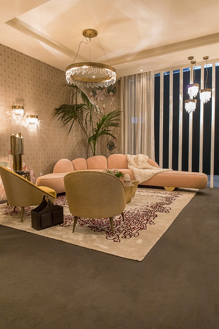 Fitzroy Sofa: BRABBU New Product Setting Trend at Maison et Objet