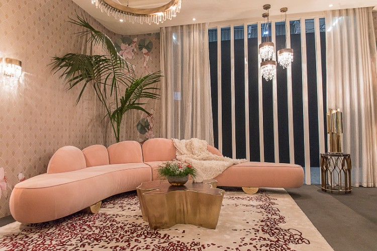 Fitzroy Sofa: BRABBU New Product Setting Trend at Maison et Objet