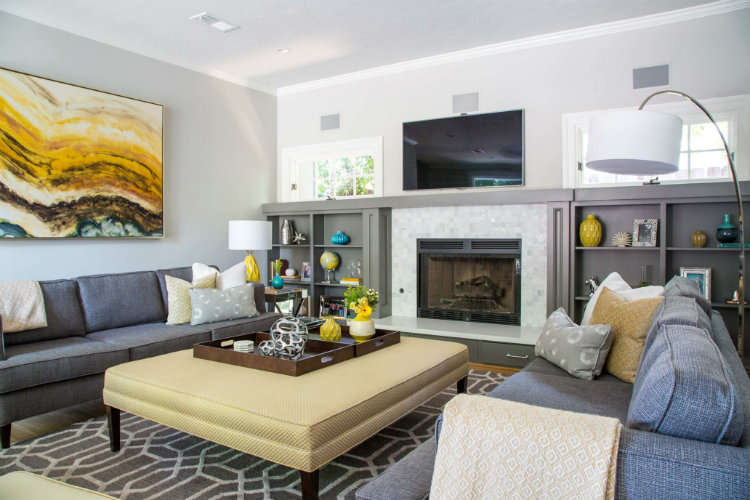 Amy Peltier Interiors - Family Room Update