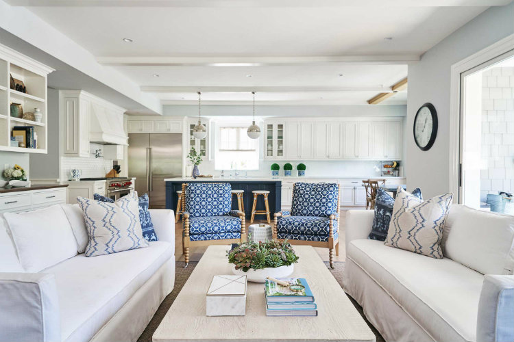 Amy Peltier Interiors - Pacific Palisaddes Family Room