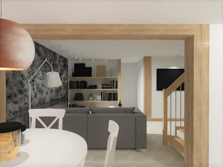 Bianco Nero Design - Basement Adaptation for an Apartment