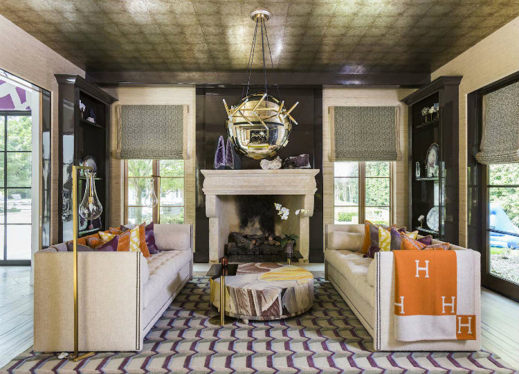 Lucinda Loya Interiors High-End Budget Design - Memorial Colorful