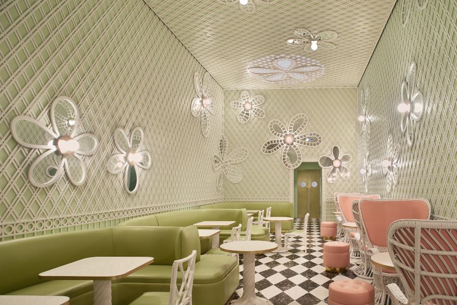 India Mahdavi - Contemporary and Eclectic Interiors Filled with Colour