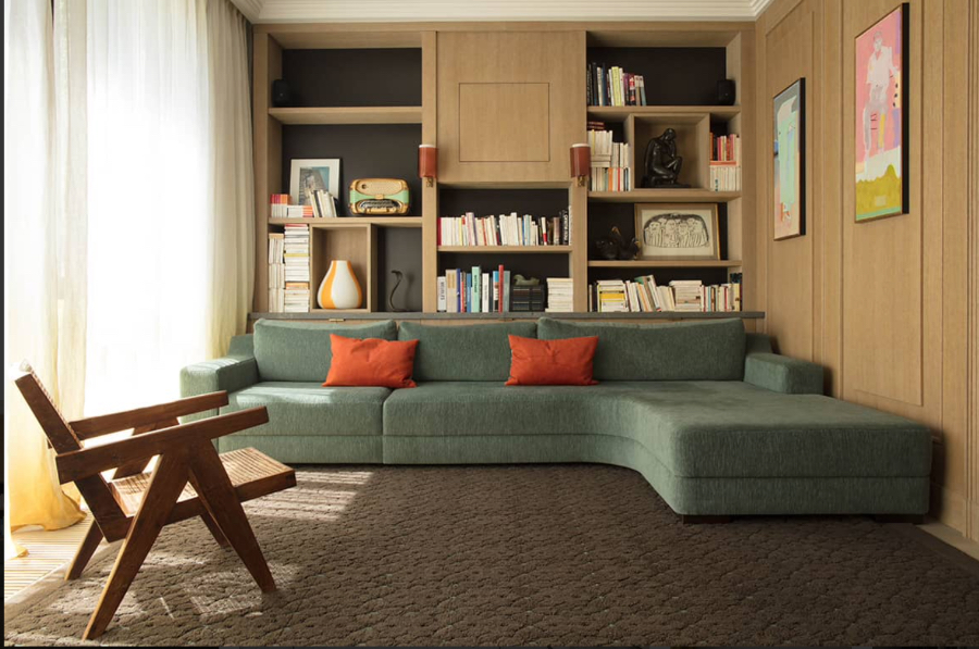 Enjoyable and Cosy Living Room Projects by Charles Zana