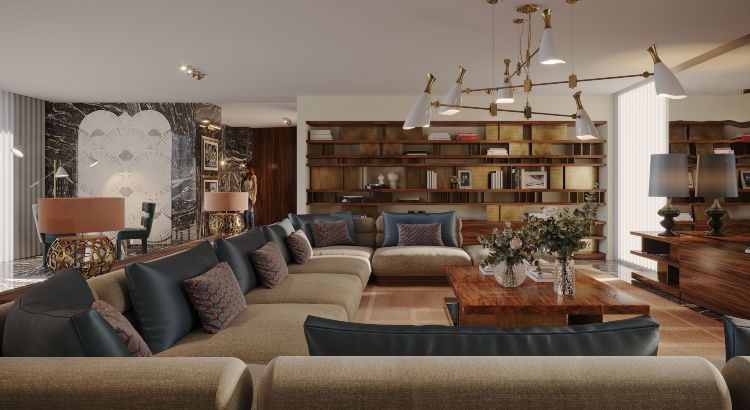 En Pleurs Living Room An Intense, Fierce & Authentic Design in Madrid