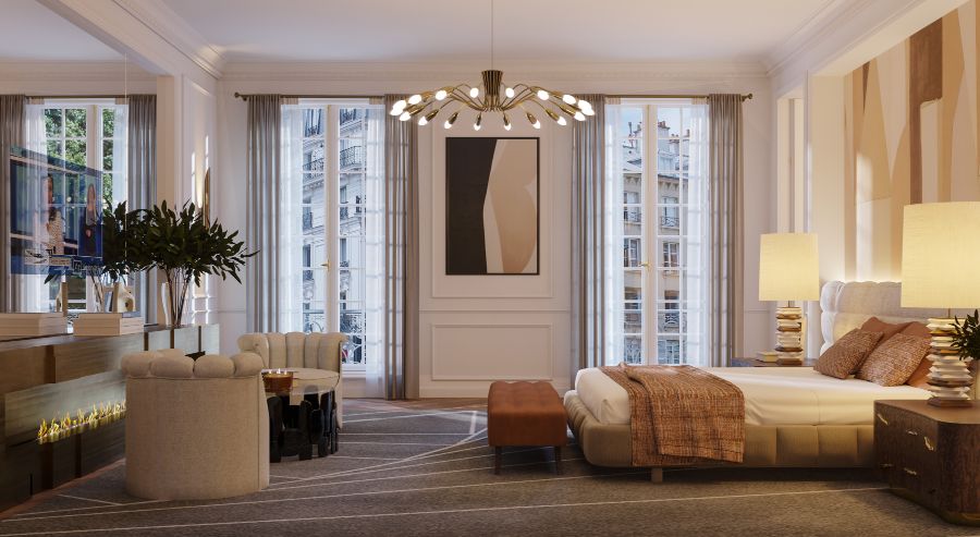 Master Suite Design Ideas: Parisian Flair from the Eternel Apartment
