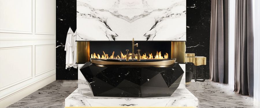 Modern Interior Design for the Bathroom by Our Sister Brand Maison Valentina