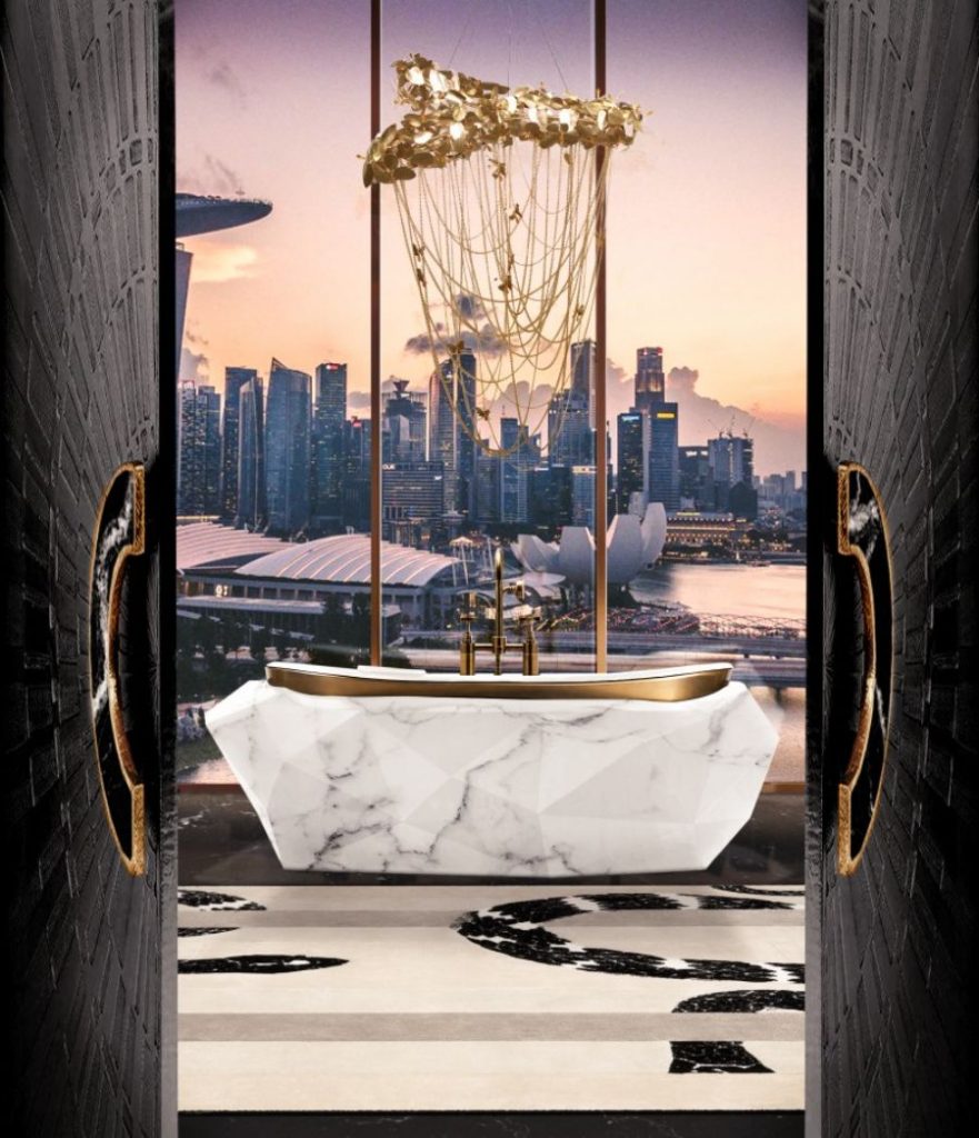Modern Interior Design for the Bathroom by Our Sister Brand Maison Valentina