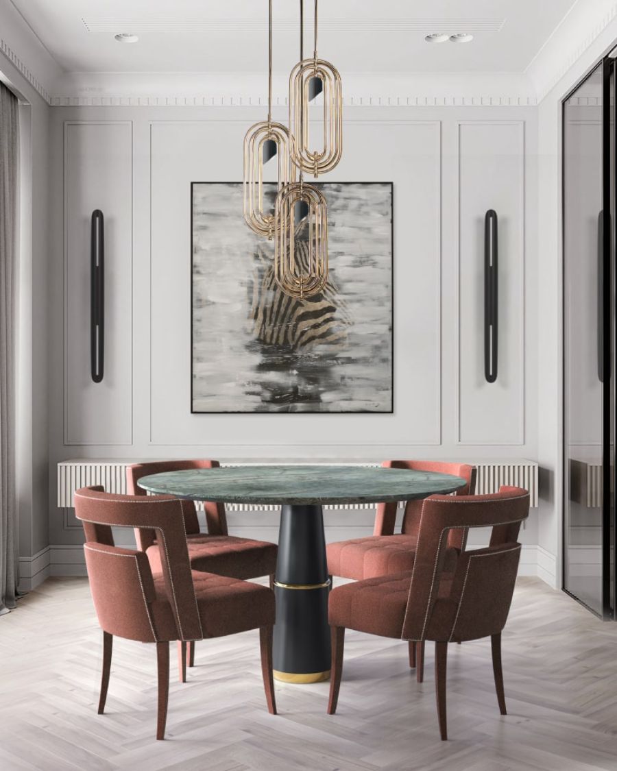 Modern Dining Room Interior Design: Fresh and Cool for the Summer