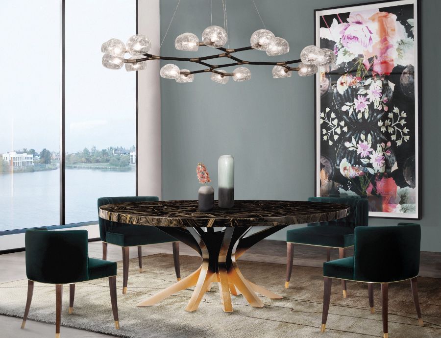 Modern Dining Room Interior Design: Fresh and Cool for the Summer