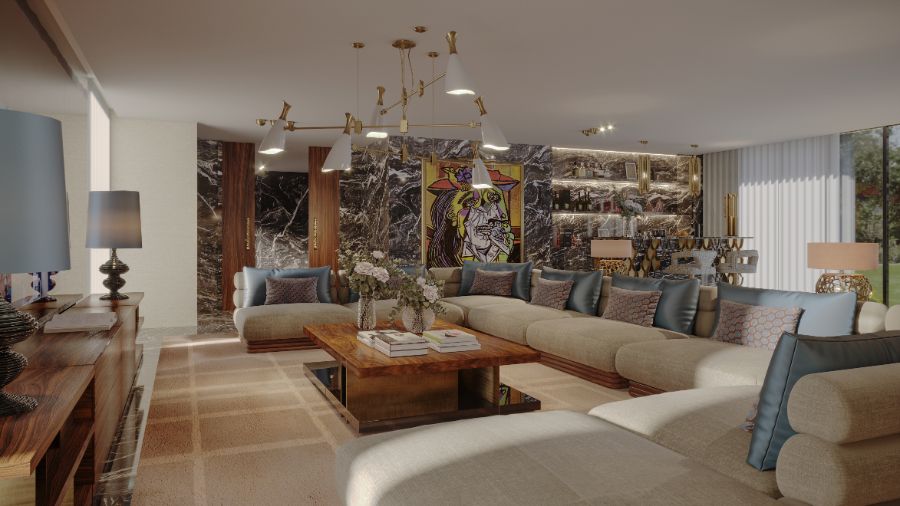 Modern Contemporary Living Room Design: Sophisticated & Elegant Decor