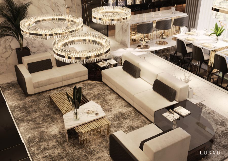 Modern Contemporary Living Room Design: Sophisticated & Elegant Decor