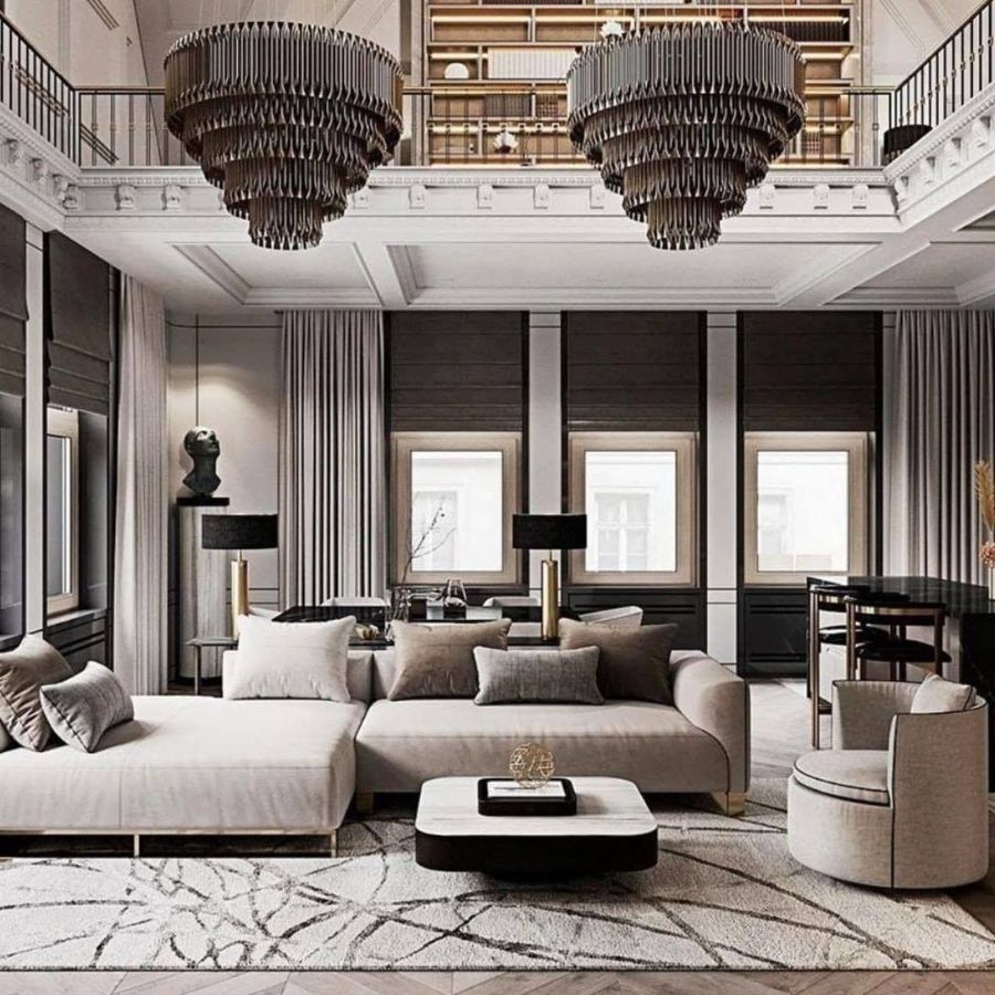 Modern Contemporary Living Room Design: Sophisticated & Elegant Decor