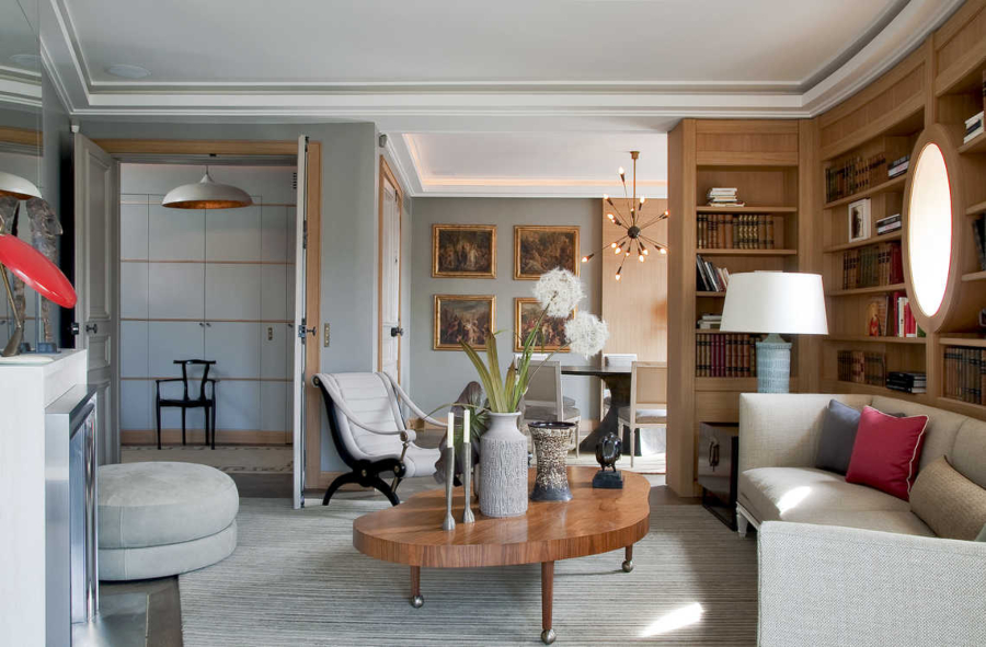 Jean-Louis Deniot Living Room Saint Germain des Prés Project