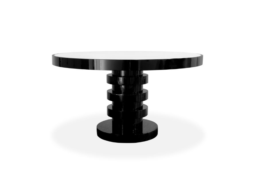 SHINTO Collection: The Fusion of Eastern Inspiration & Western Design round dining table