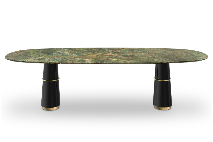agra iii dining table by brabbu