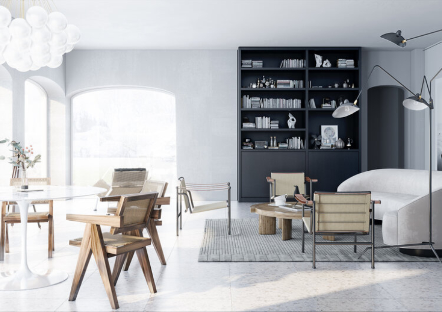 anastasia schuler design living room contemporary