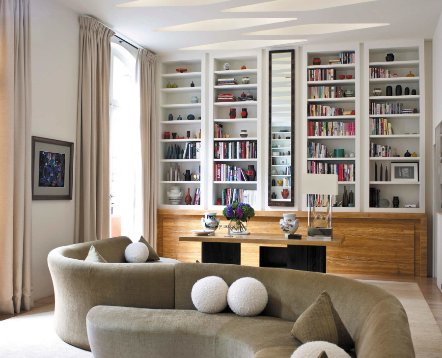 Pierre Yovanovitch living room in champs de mars