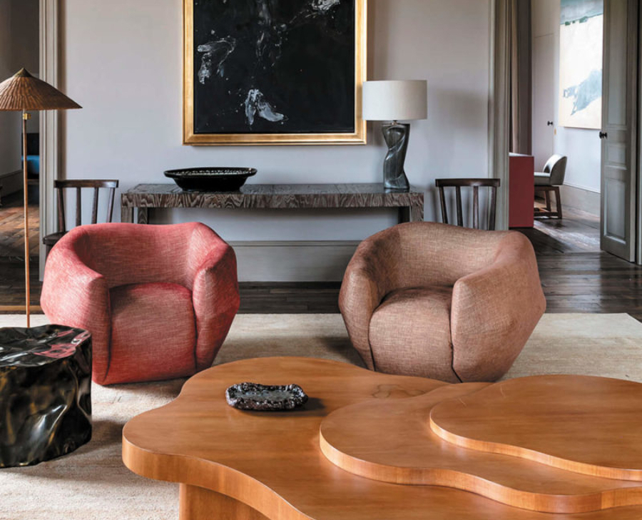 Pierre Yovanovitch living room in place des vosges