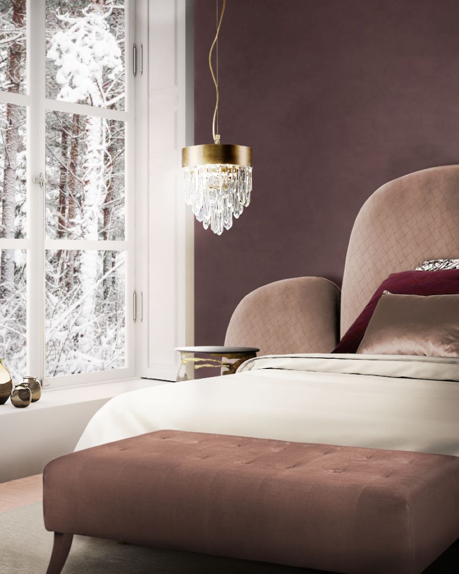 BRABBU BEDROOM WITH NAICCA PENDANT LIGHT