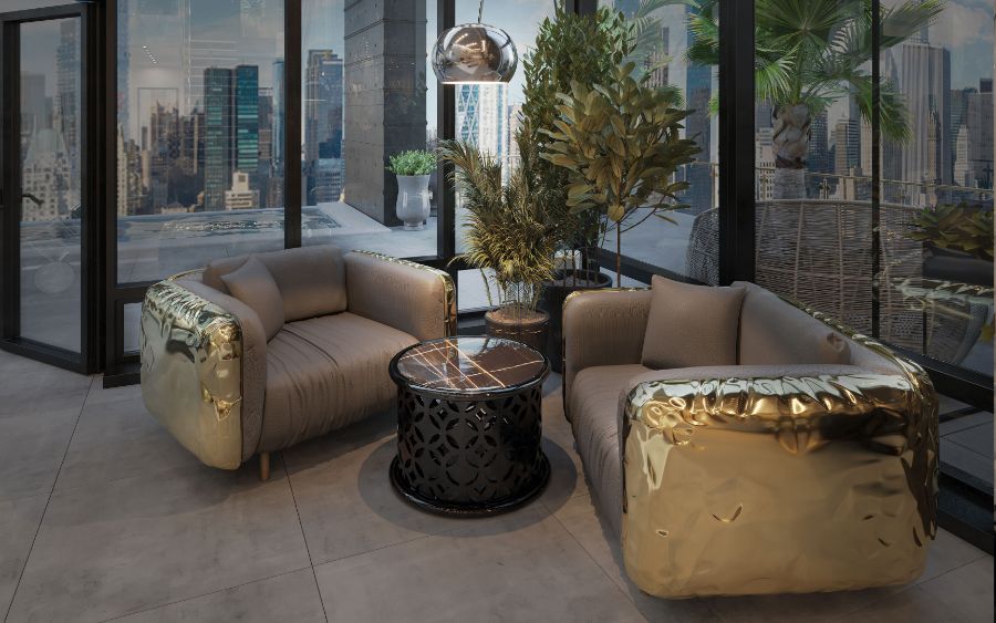 Living Room and Single Sofas: Modern, Exclusive, Fierce & Comfortable