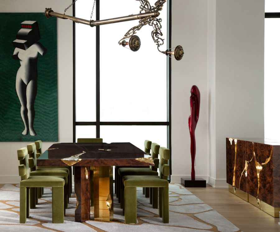 Modern Dining Room Design: Wood Dining Tables that Stand Out