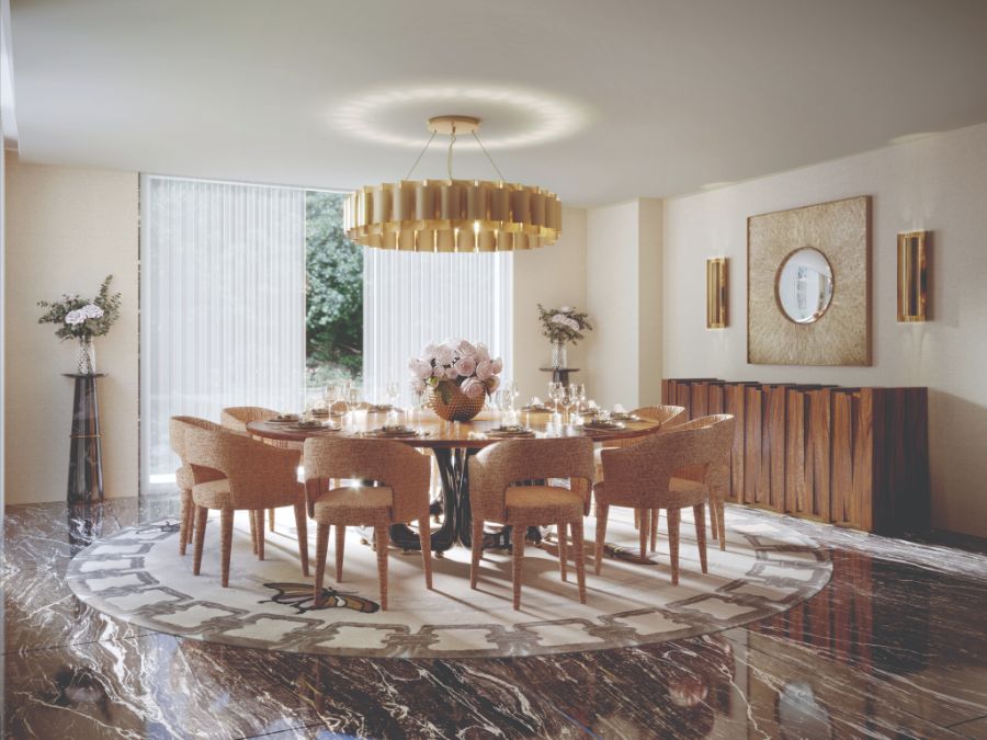 Modern Dining Tables: Rectangular, Oval, Round Table Modern Designs