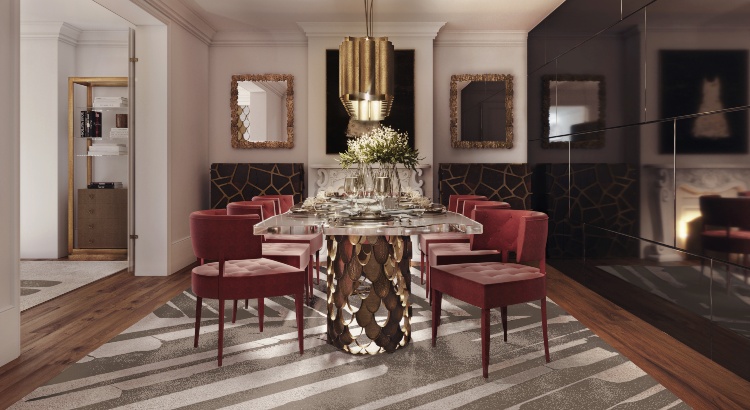 Modern Dining Tables: Rectangular, Oval, Round Table Modern Designs