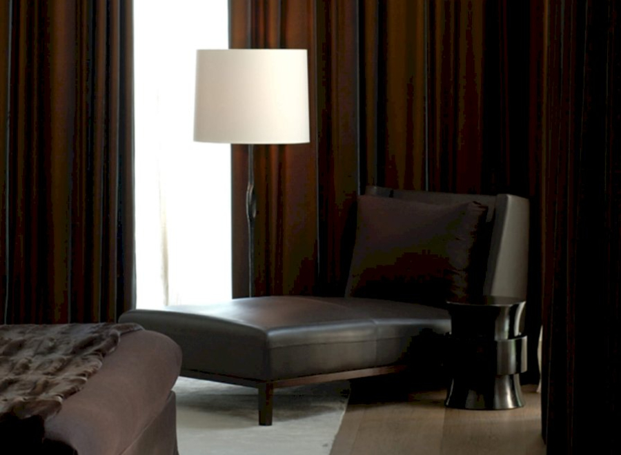 Modern Interior Design Projects by Christian Liaigre. Modern Reading Corner.