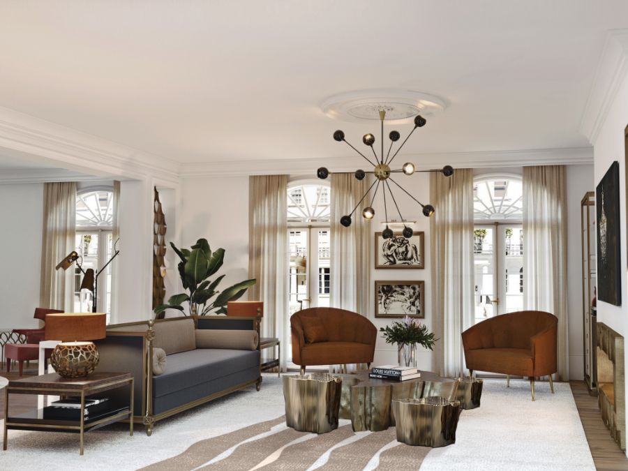 Modern Living Rooms: Bright, Fierce, Unique and Sophisticated