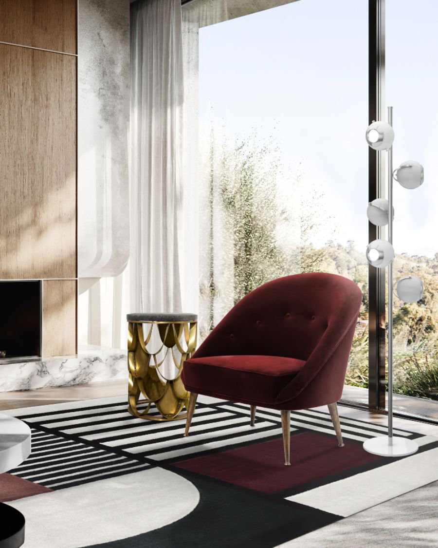 Red Velvet Upholstery: The Centre of Your Living Room Design