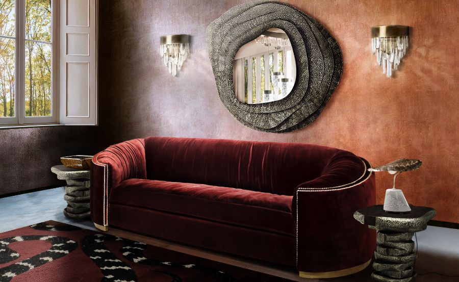 Red Velvet Upholstery: The Centre of Your Living Room Design