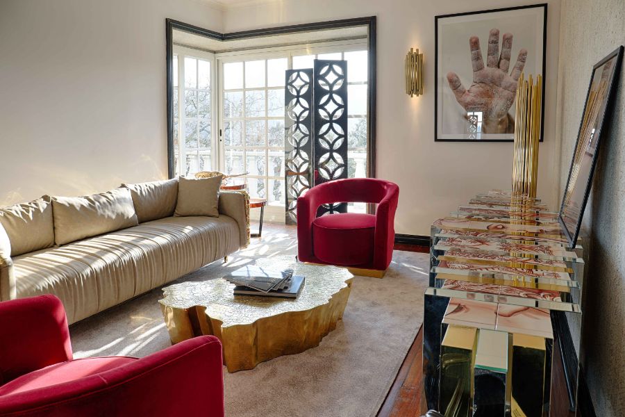 Red Velvet Upholstery: The Centre of Your Living Room Design