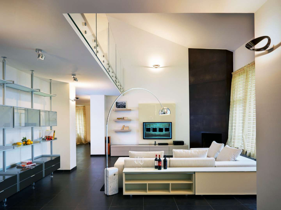 Marco Piva Luxury Homes Projects, Modern Minimalist Living Room near Como Lake