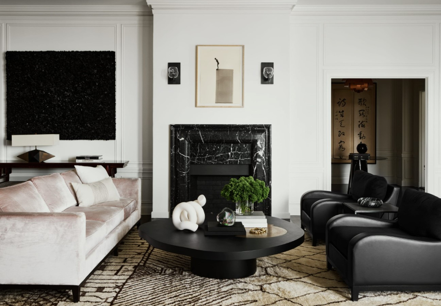 Modern Living Room Interiors from Nicole Hollis
